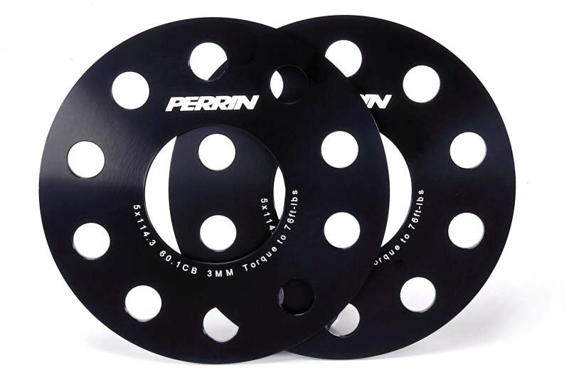 Toyota GR Corolla Wheel Spacers - Perrin Performance - 60.1mm CB / 5x114.3 BP - 3mm - `23-`26